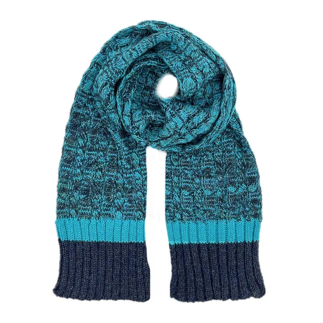 Blueberry Twist Kid's Alpaca Scarf