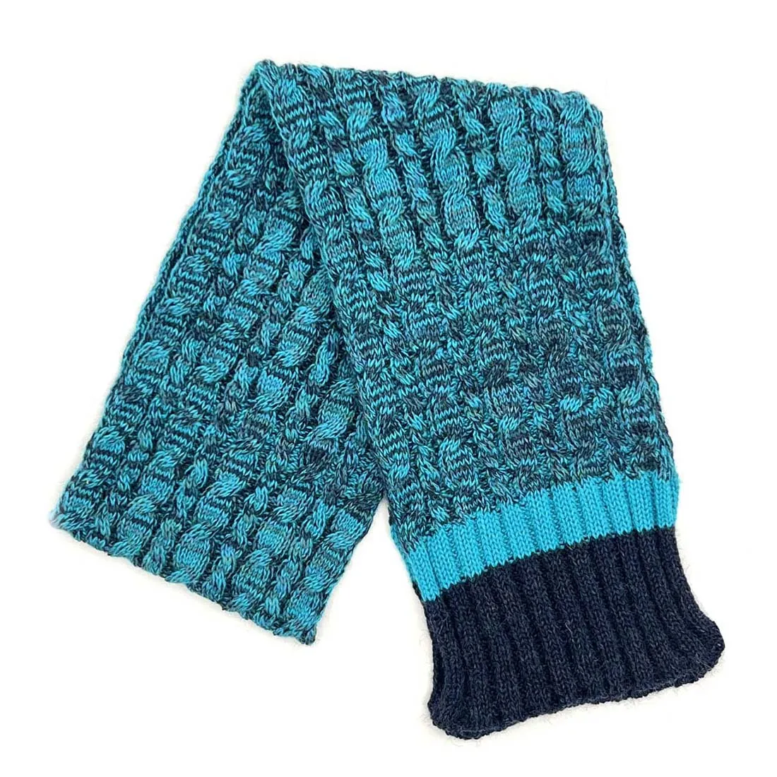 Blueberry Twist Kid's Alpaca Scarf