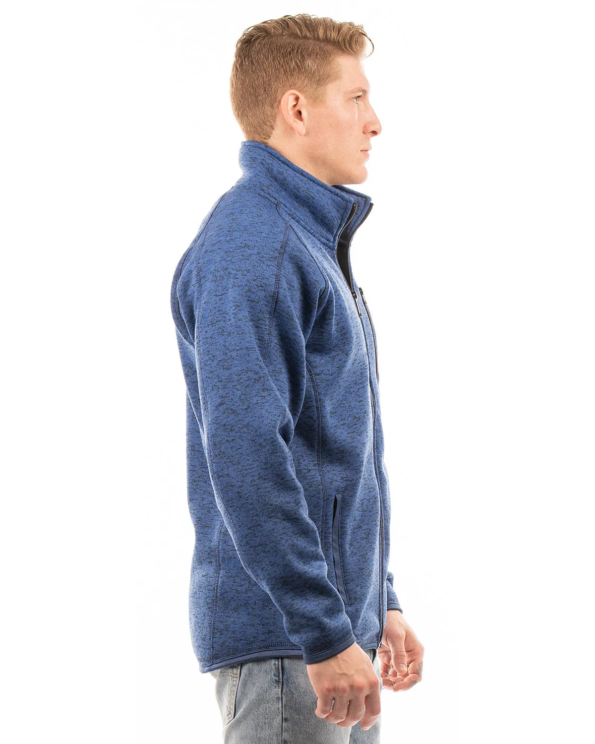 Burnside Men's Sweater Knit Jacket