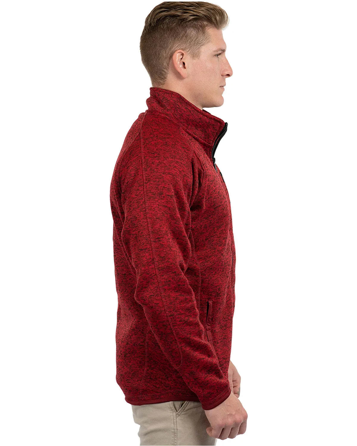 Burnside Men's Sweater Knit Jacket
