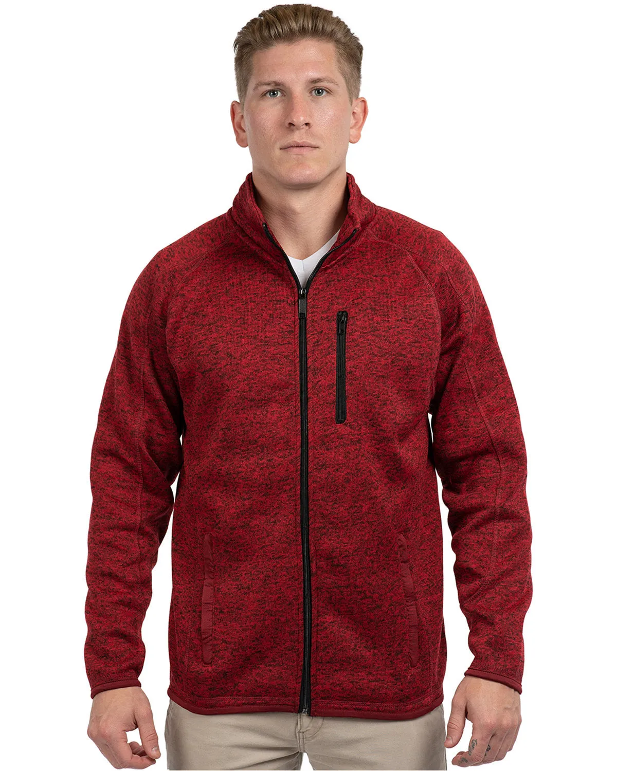 Burnside Men's Sweater Knit Jacket