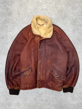 Chevignon Shearling Leather Jacket