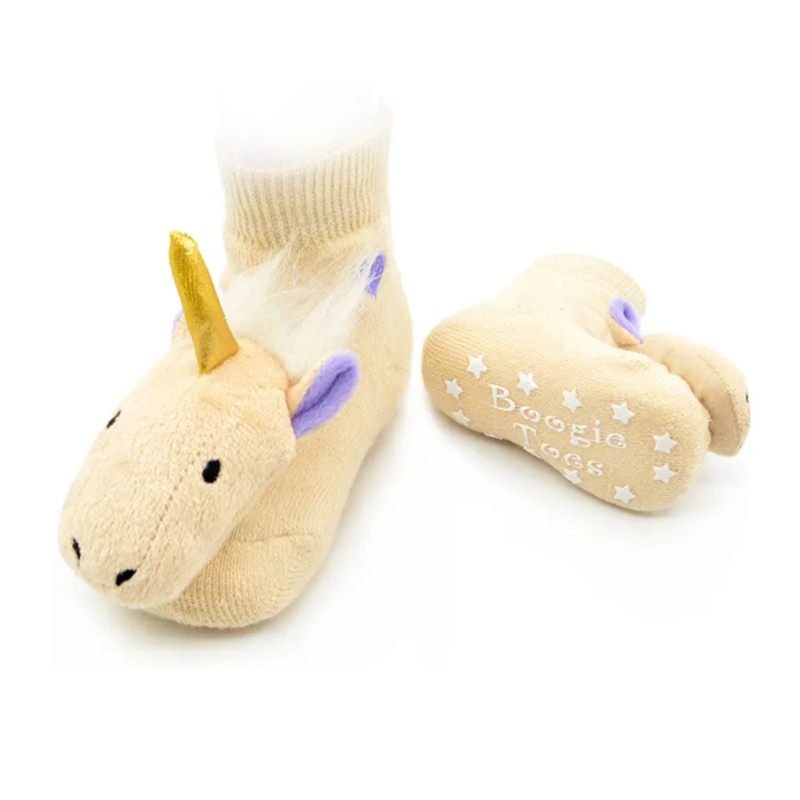 Golden Unicorn Boogie Toes Rattle Socks