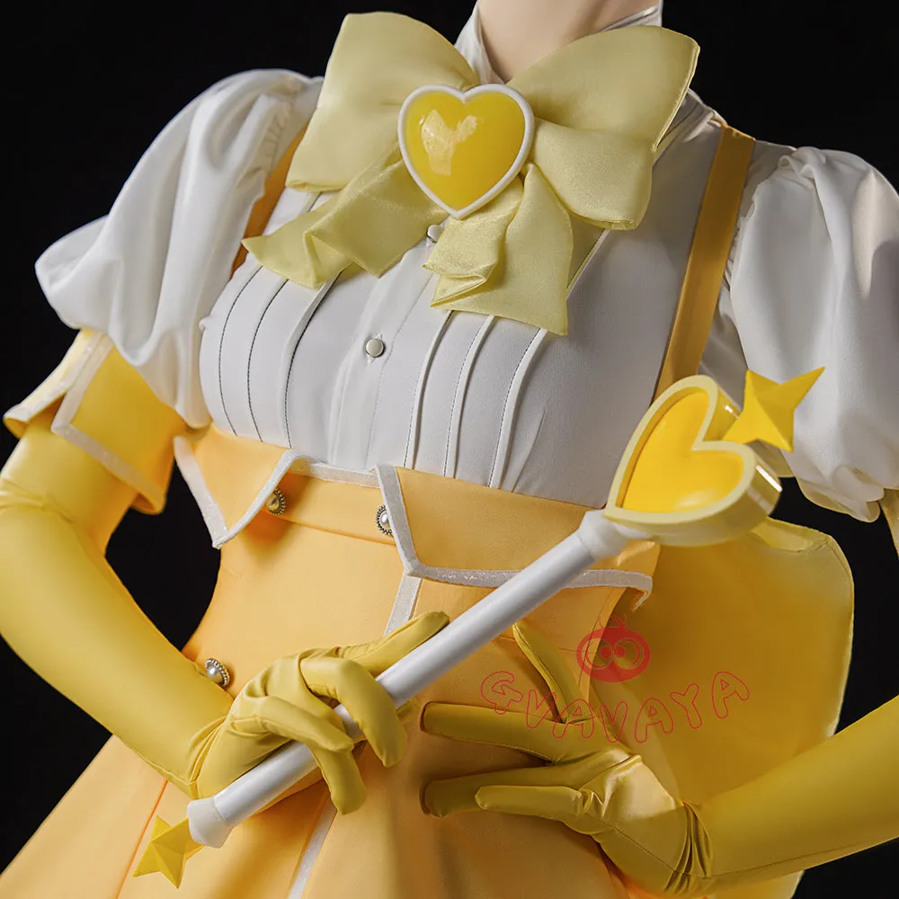 Gvavaya Anime Cosplay Gushing Over Magical Girls Cosplay Hanabishi Haruka/Tenkawa Kaoruko/Minakami Sayo Tres Magia Cosplay Costume