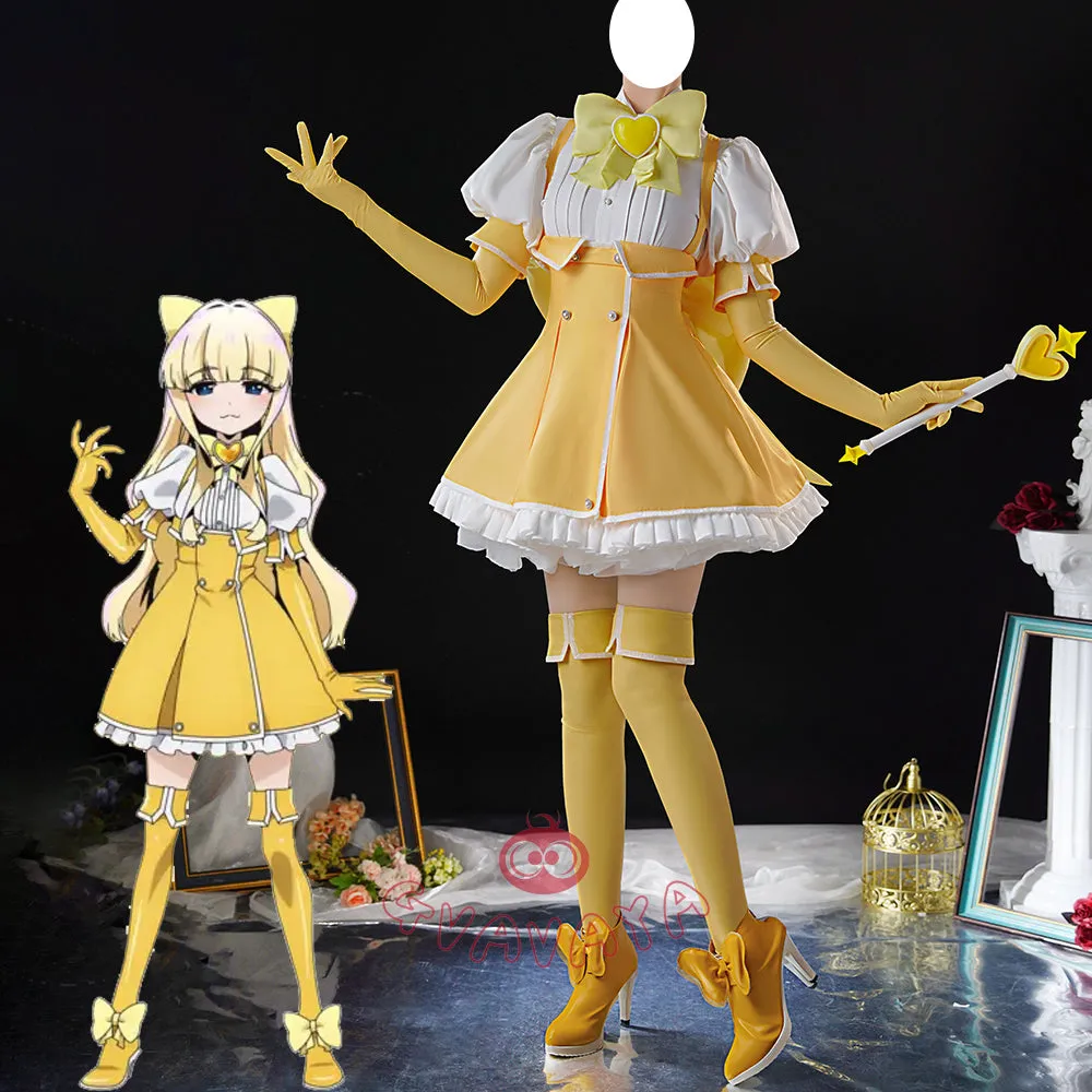 Gvavaya Anime Cosplay Gushing Over Magical Girls Cosplay Hanabishi Haruka/Tenkawa Kaoruko/Minakami Sayo Tres Magia Cosplay Costume