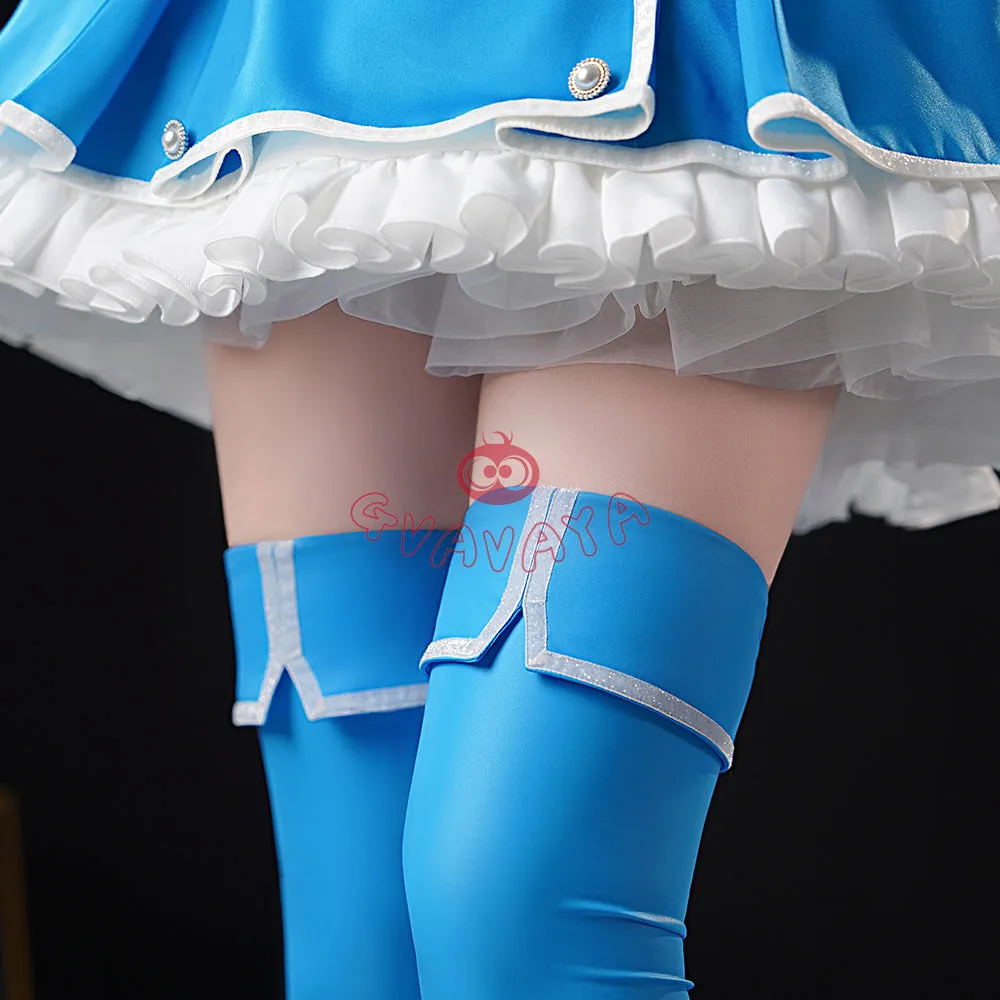 Gvavaya Anime Cosplay Gushing Over Magical Girls Cosplay Hanabishi Haruka/Tenkawa Kaoruko/Minakami Sayo Tres Magia Cosplay Costume