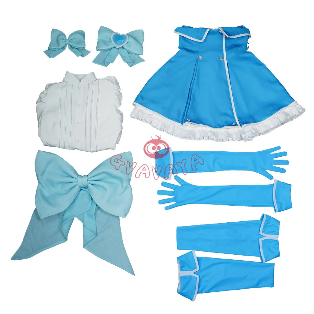 Gvavaya Anime Cosplay Gushing Over Magical Girls Cosplay Hanabishi Haruka/Tenkawa Kaoruko/Minakami Sayo Tres Magia Cosplay Costume