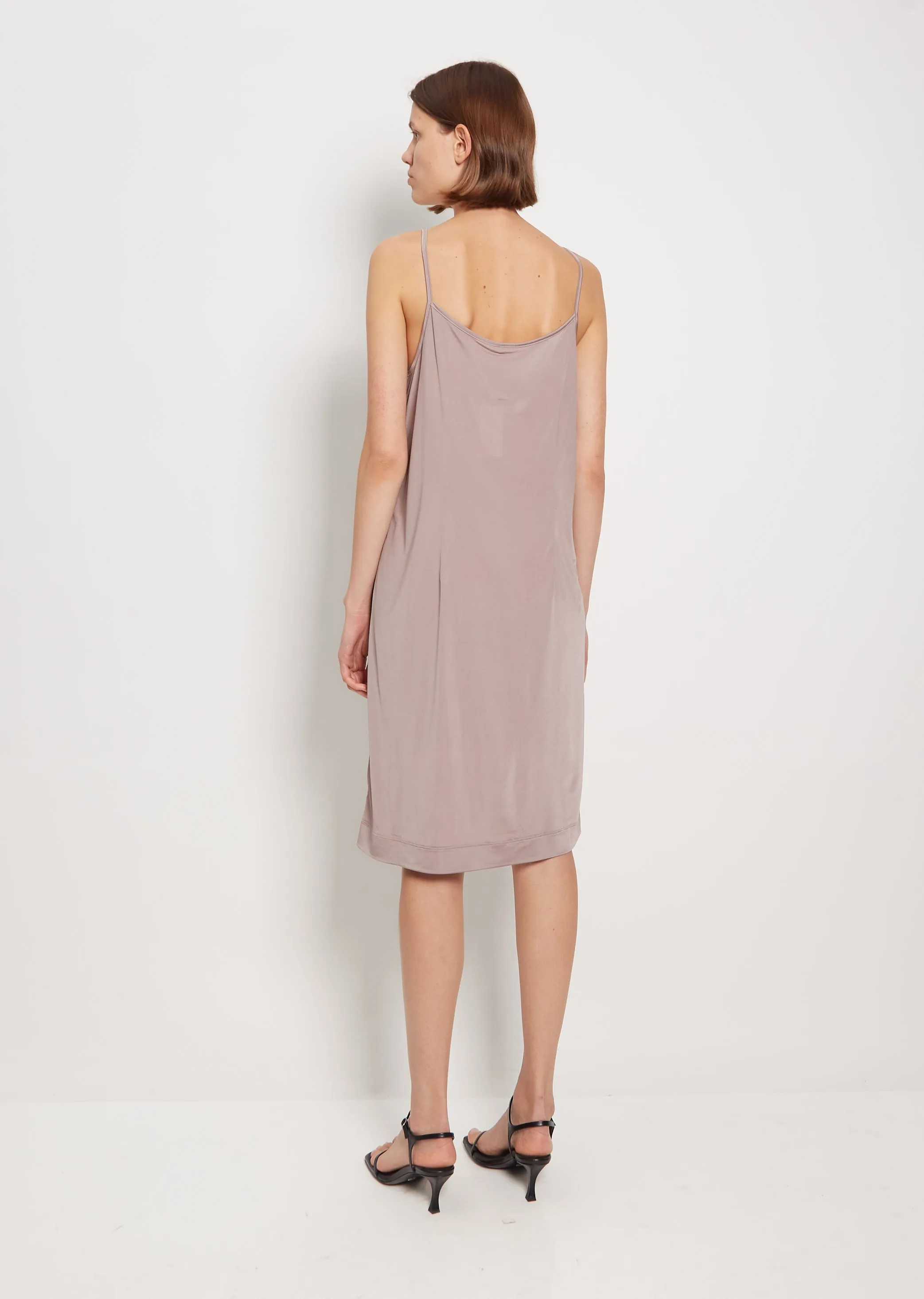 Hunia Poly Dress — Smoke