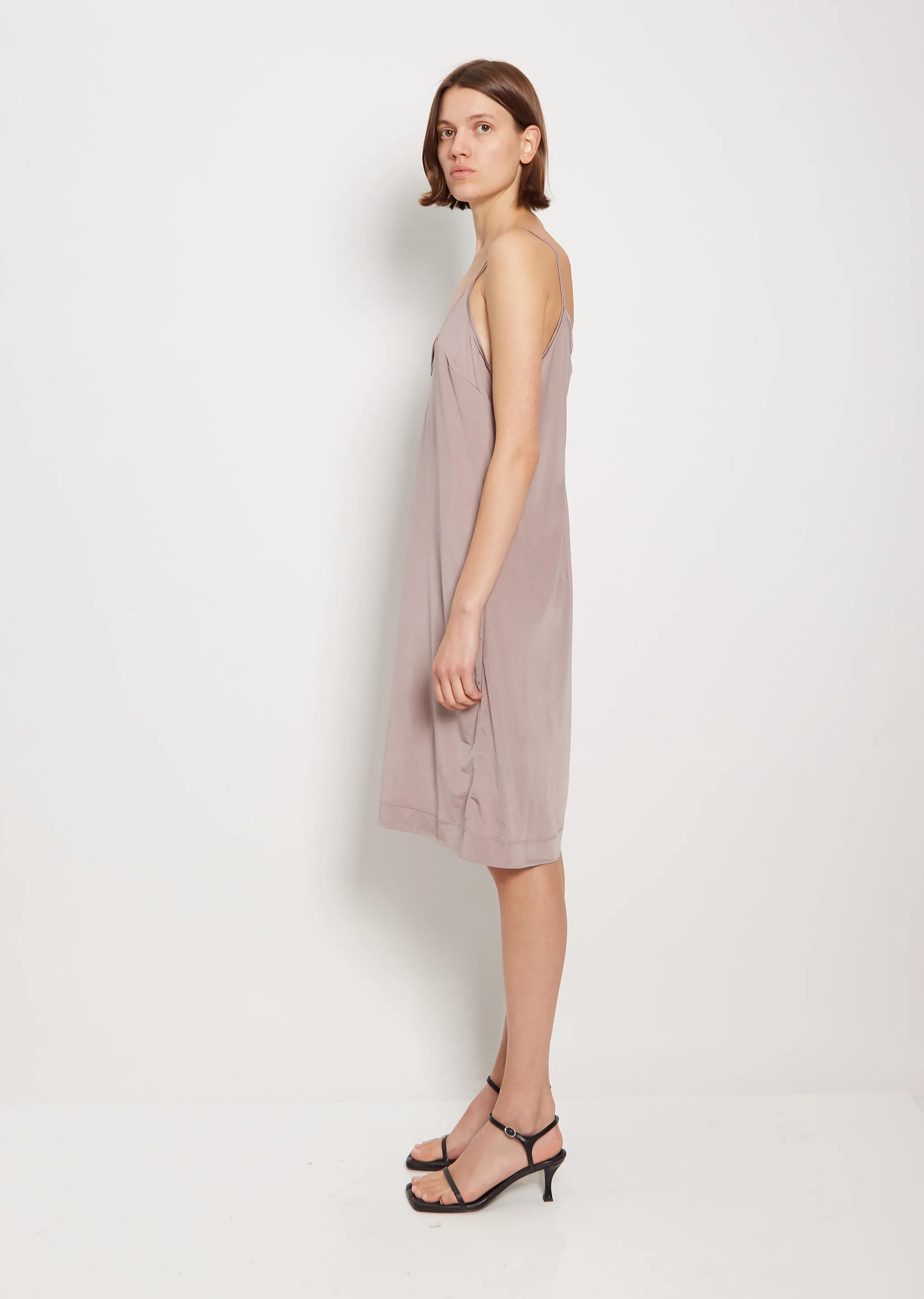 Hunia Poly Dress — Smoke