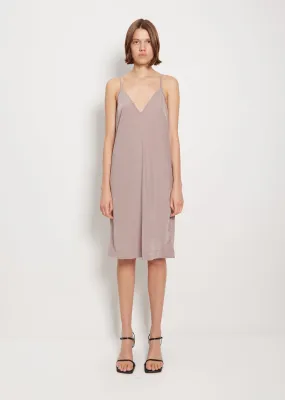 Hunia Poly Dress — Smoke