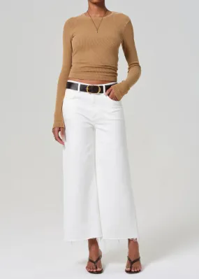 Lyra Crop Wide Leg in Soft White