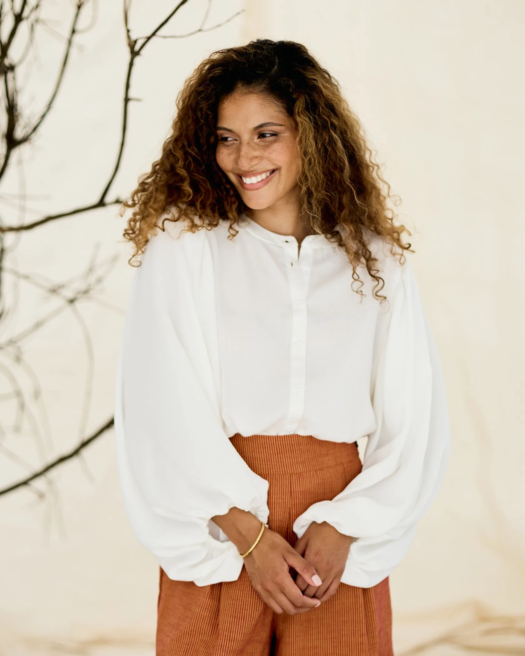 Melon Blouse - Milk
