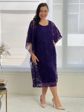 Molly Purple Evening Dress