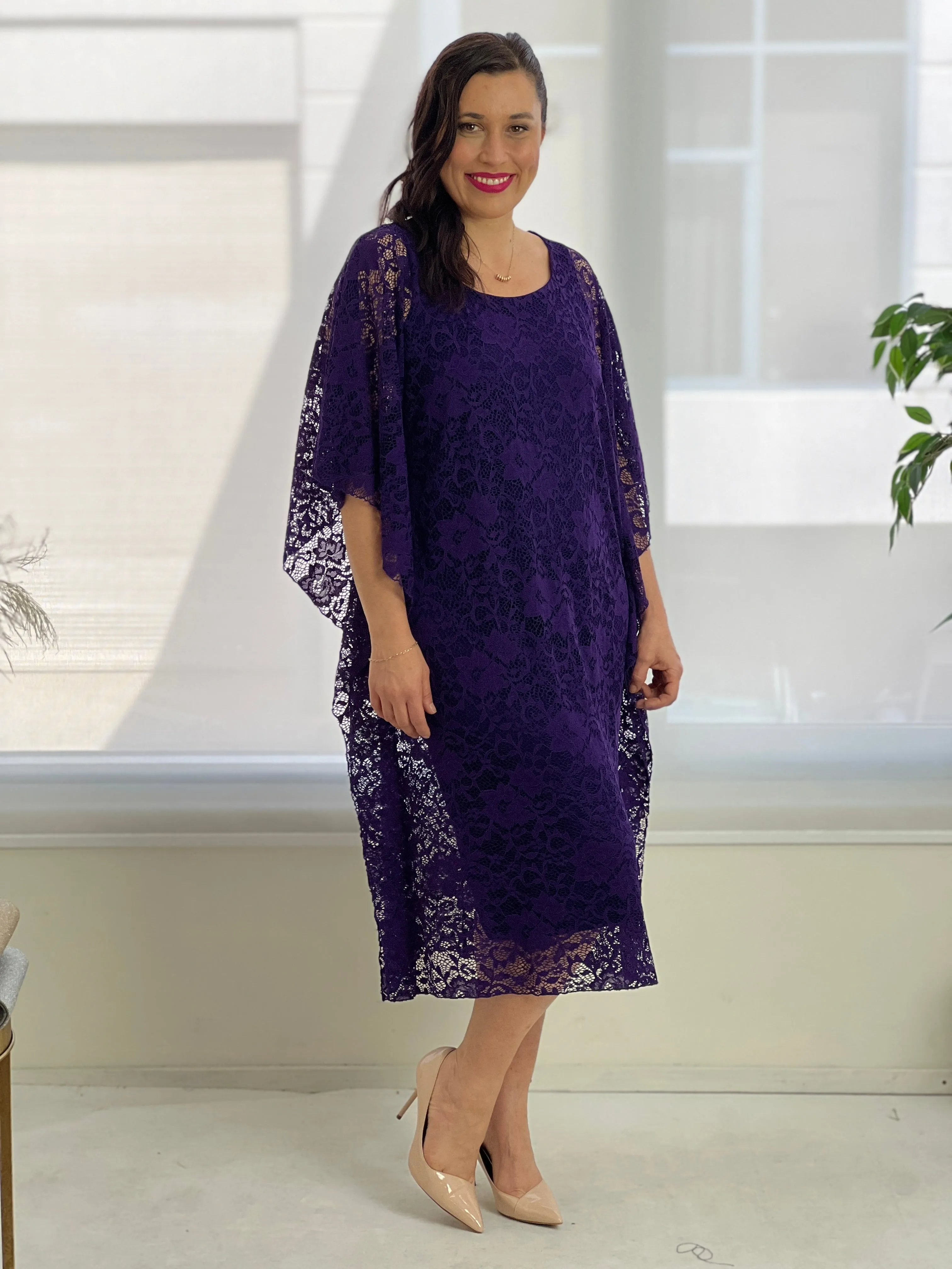 Molly Purple Evening Dress
