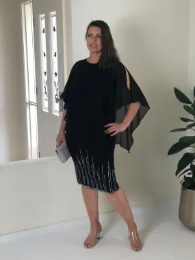 Nelly Black Diamond Evening Dress