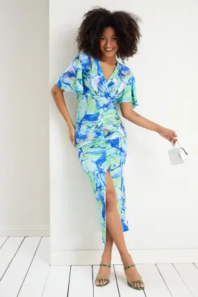 Tory Angel Sleeve Midi Dress